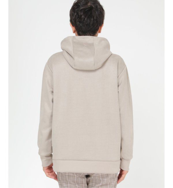 ikka「【抗菌防臭／吸水速乾】セイケツフェイクスエードプルパーカー【消臭】」|パーカー|