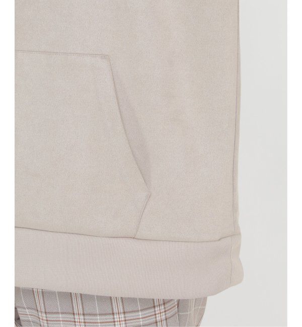 ikka「【抗菌防臭／吸水速乾】セイケツフェイクスエードプルパーカー【消臭】」|パーカー|