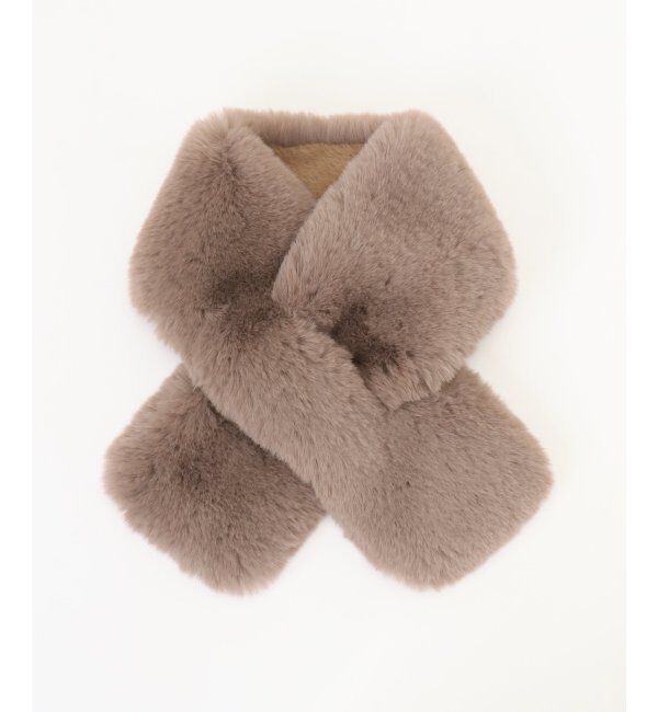 ikka「エコファー差し込みマフラー」|マフラー|