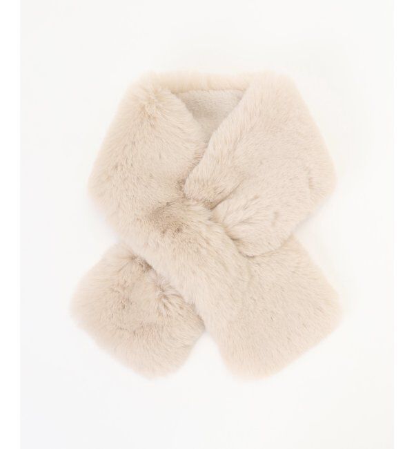 ikka「エコファー差し込みマフラー」|マフラー|