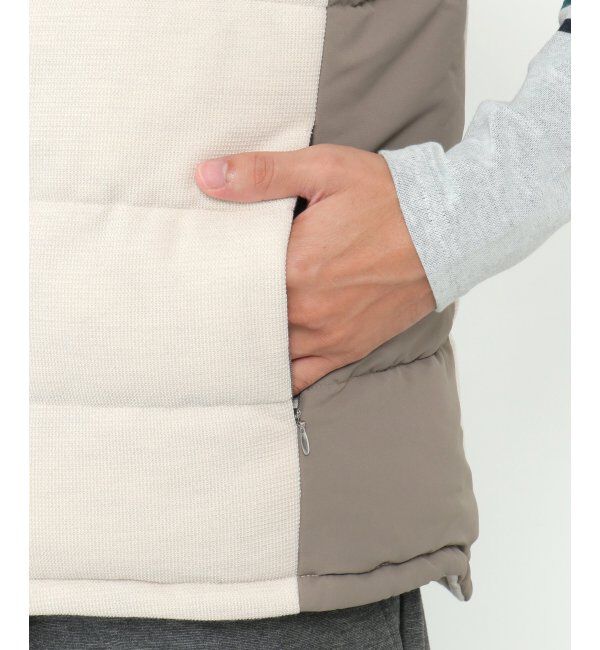 ikka「sorona コンビ中綿ベスト」|ダウンベスト・ベスト|