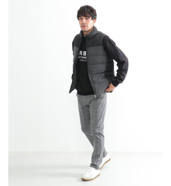 ikka「sorona コンビ中綿ベスト」|ダウンベスト・ベスト|