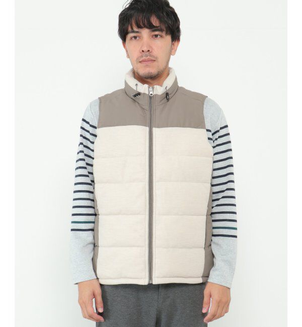 ikka「sorona コンビ中綿ベスト」|ダウンベスト・ベスト|
