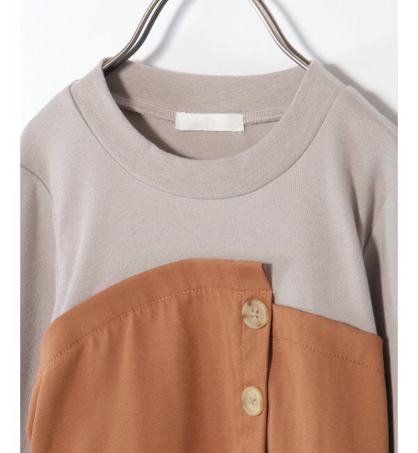 ikka kids「サイドプリーツドッキングワンピース（120~160cm）」|スカート|