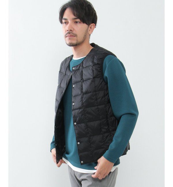 ikka「ＴＡＩＯＮクル－ネックダウンベスト」|ダウンベスト・ベスト|ブラック