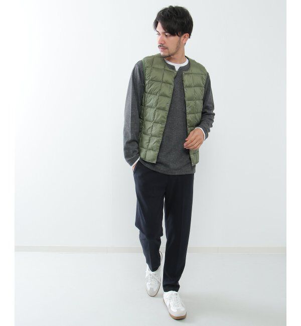 ikka「ＴＡＩＯＮクル－ネックダウンベスト」|ダウンベスト・ベスト|