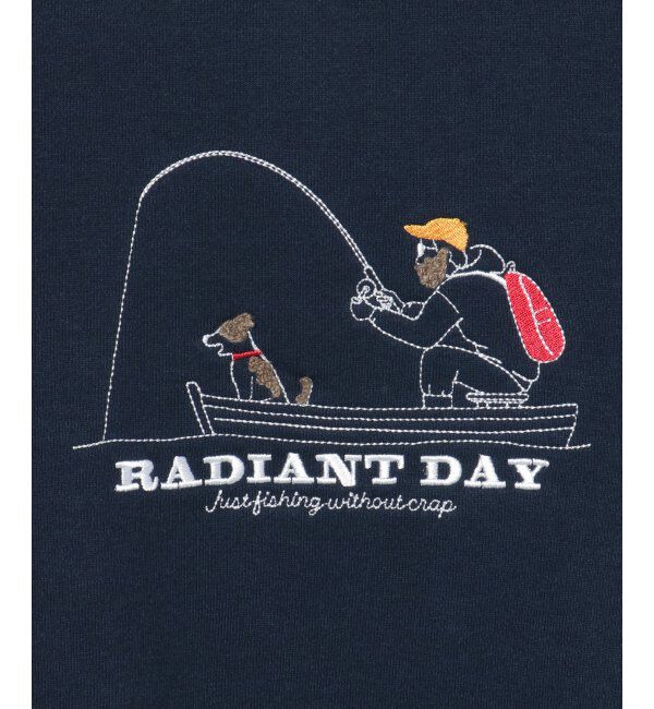 ikka「フィッシング刺繍トレーナー」|パーカー|