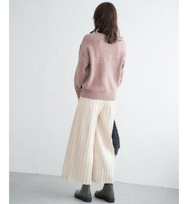 ikka「【雑誌 SPRiNG 11月号掲載】スエード調プリーツワイドパンツ」|その他|