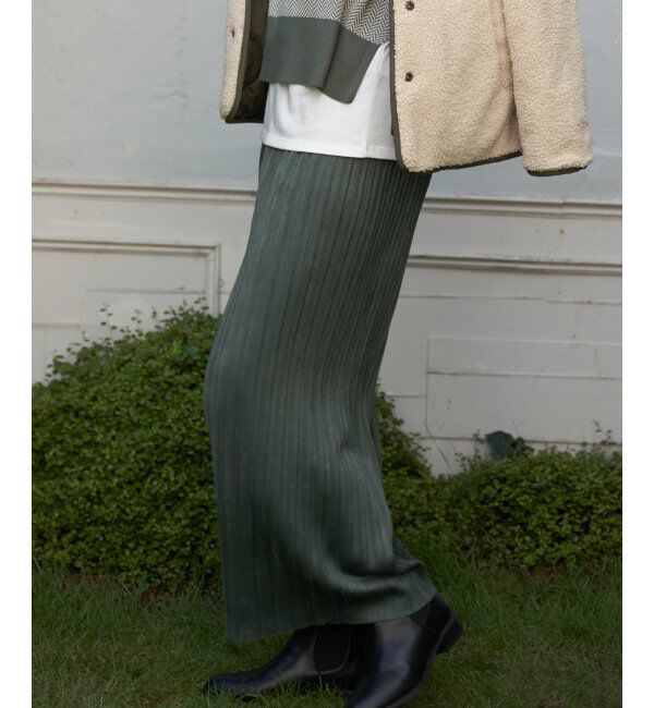 ikka「【雑誌 SPRiNG 11月号掲載】スエード調プリーツワイドパンツ」|その他|