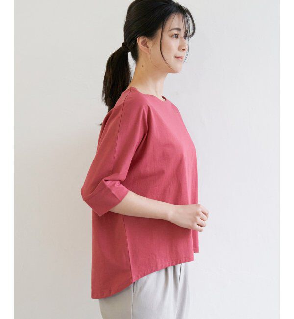 ikka「梨地ジョーゼットプルオーバー」|Tシャツ・カットソー|