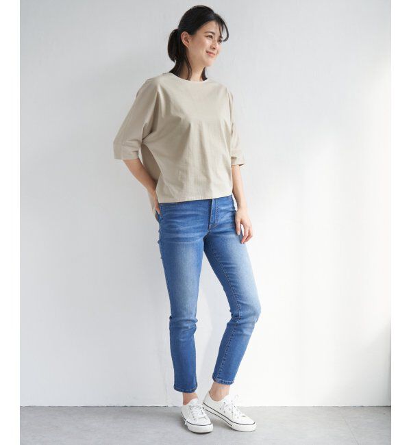 ikka「梨地ジョーゼットプルオーバー」|Tシャツ・カットソー|