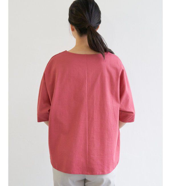 ikka「梨地ジョーゼットプルオーバー」|Tシャツ・カットソー|