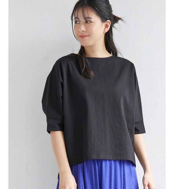 ikka「梨地ジョーゼットプルオーバー」|Tシャツ・カットソー|