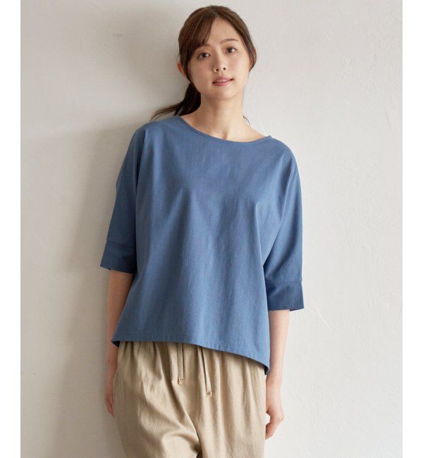 ikka「梨地ジョーゼットプルオーバー」|Tシャツ・カットソー|