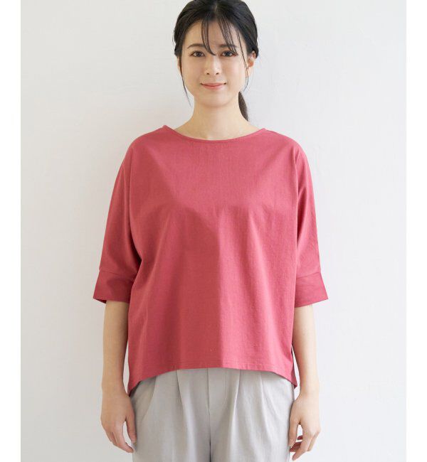 ikka「梨地ジョーゼットプルオーバー」|Tシャツ・カットソー|