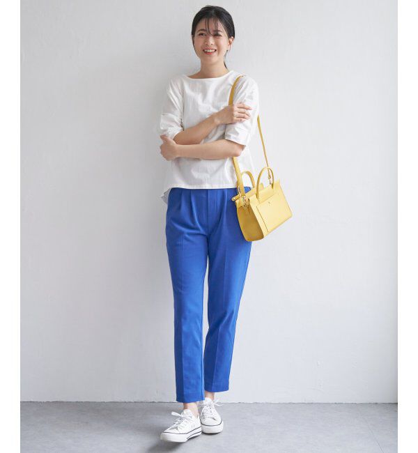 ikka「梨地ジョーゼットプルオーバー」|Tシャツ・カットソー|