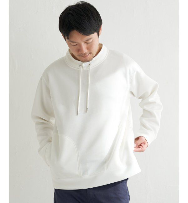 ikka「セイケツＷフェイスカノコルーイーカラー」|パーカー|ホワイト