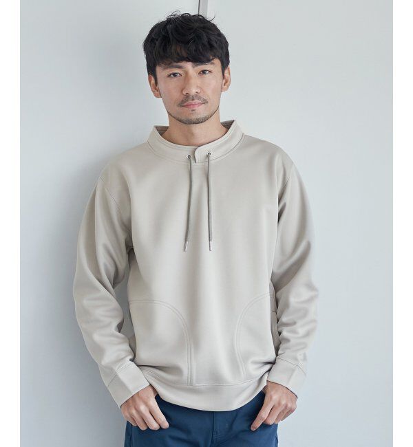 ikka「セイケツＷフェイスカノコルーイーカラー」|パーカー|ライトグレイ