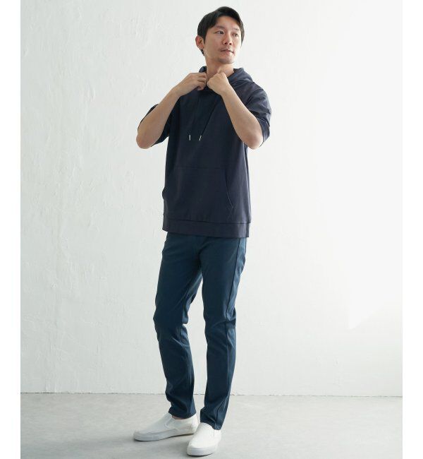 ikka「5分袖セイケツカイテキパーカー」|Tシャツ・カットソー|