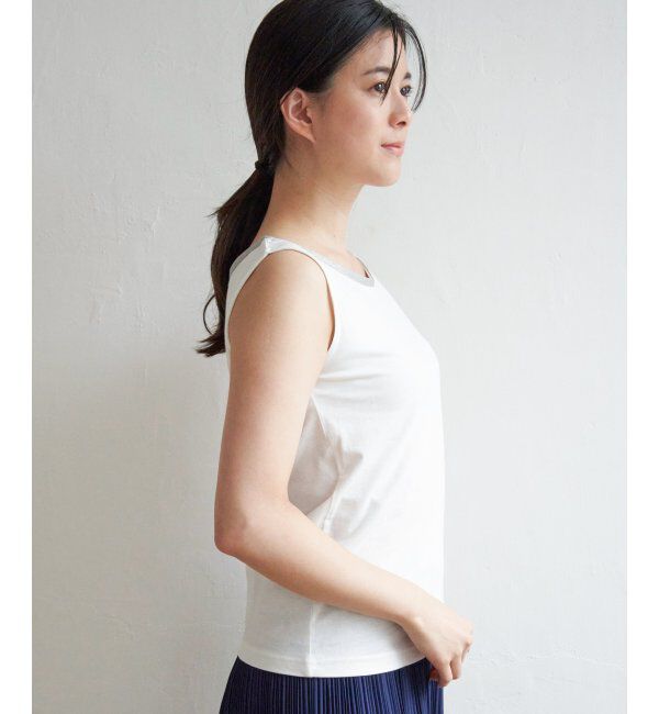 ikka「【接触冷感・UVカット】アビガイルタンクトップ」|タンクトップ|