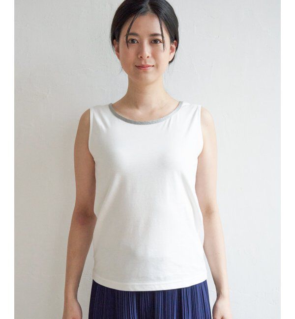 ikka「【接触冷感・UVカット】アビガイルタンクトップ」|タンクトップ|