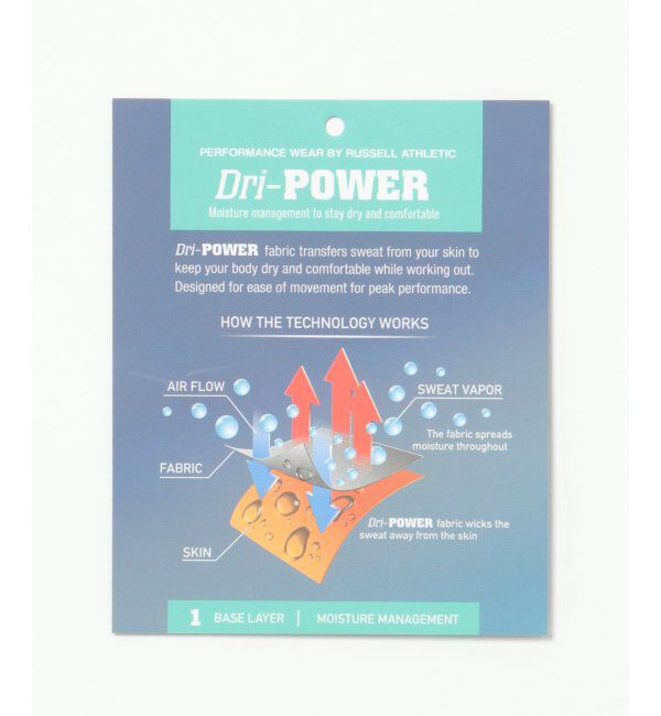 ikka「【吸水速乾】RUSSELL ATHLETIC ドライパワーロンT」|Tシャツ・カットソー|