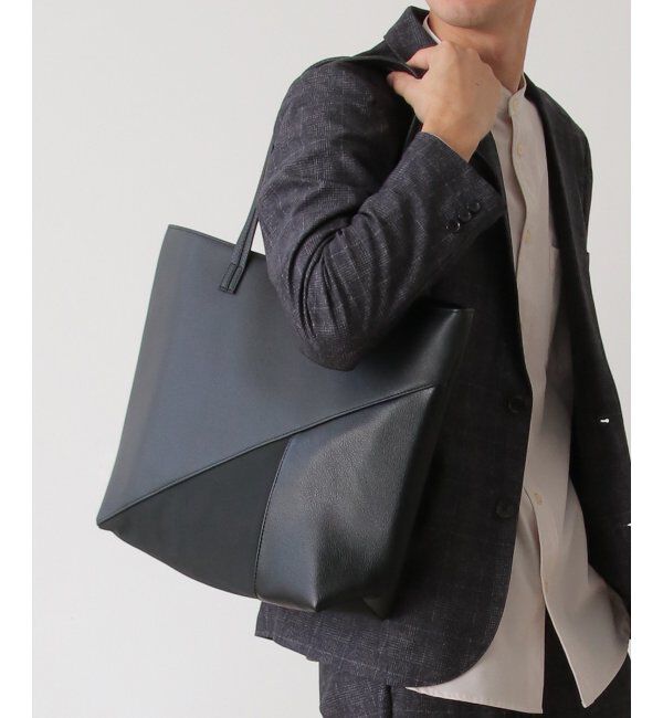 ikka「ＰＵキリカエトートバッグ」|その他|ブラック