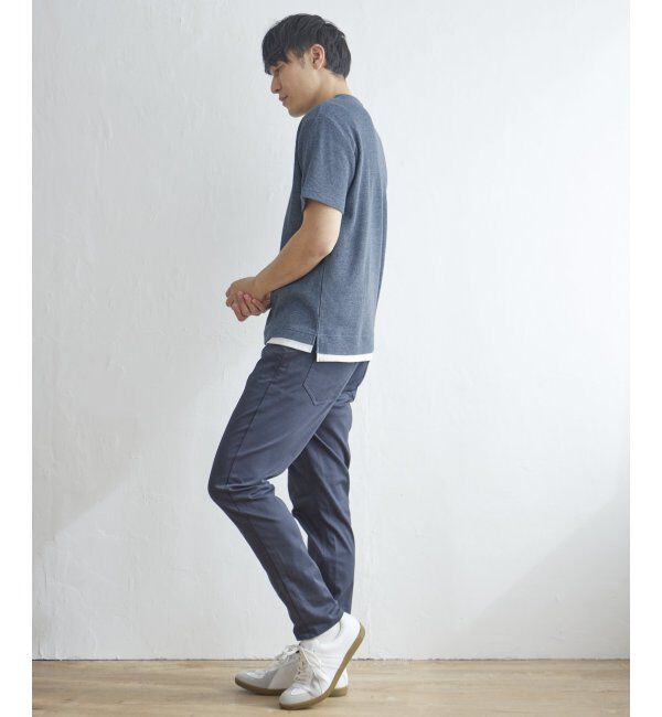 ikka「メランジワッフルフェイクTシャツ」|Tシャツ・カットソー|