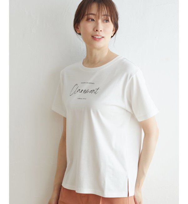 ikka「ロゴフォトプリントTシャツ」|Tシャツ・カットソー|