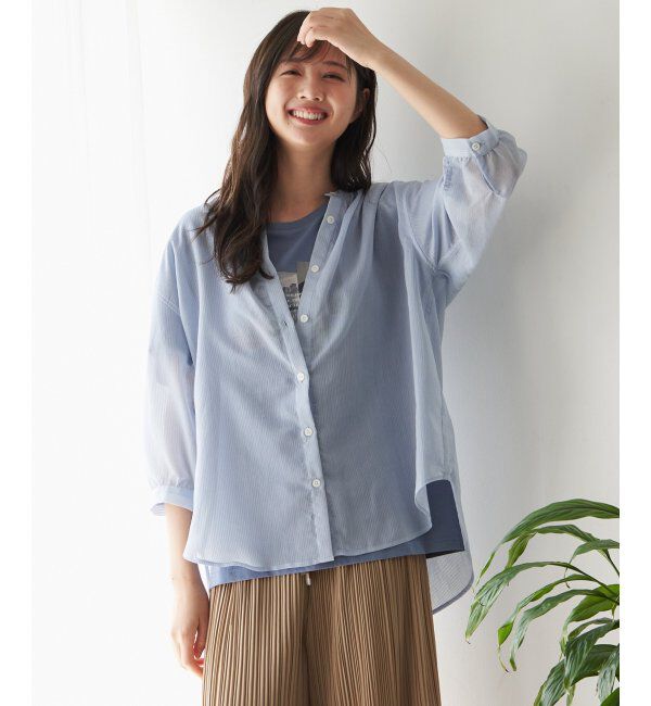 ikka「ロゴフォトプリントTシャツ」|Tシャツ・カットソー|