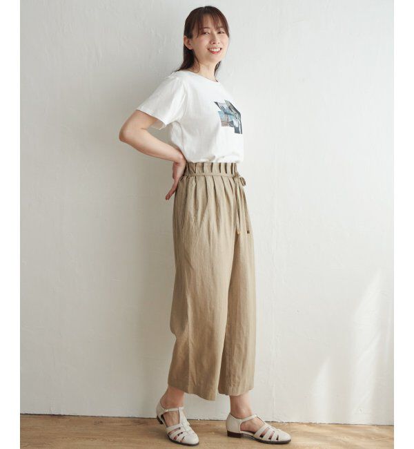 ikka「ロゴフォトプリントTシャツ」|Tシャツ・カットソー|