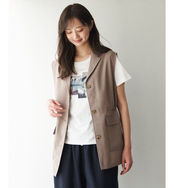 ikka「ロゴフォトプリントTシャツ」|Tシャツ・カットソー|