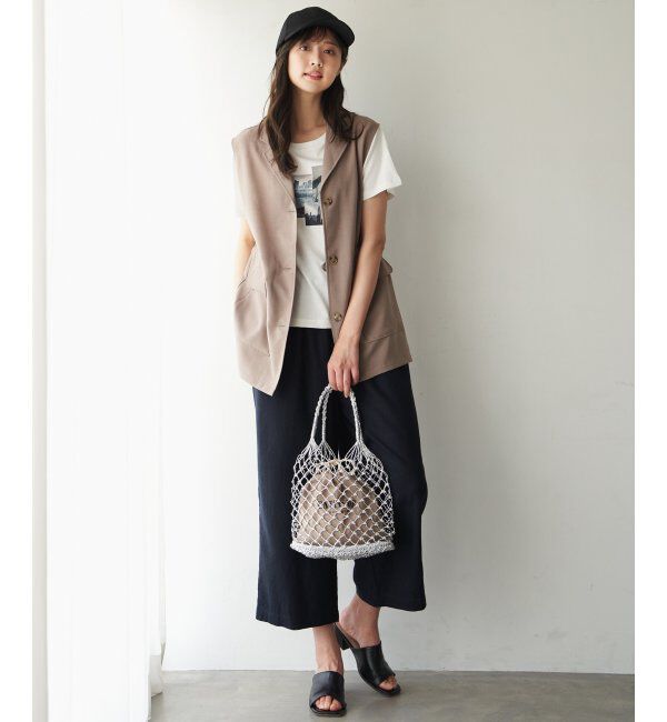 ikka「ロゴフォトプリントTシャツ」|Tシャツ・カットソー|