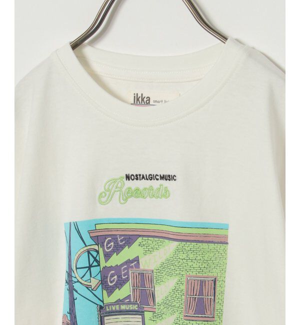 ikka kids「ビンテージグラフィックTシャツ（120~160cm）」|Tシャツ・カットソー|