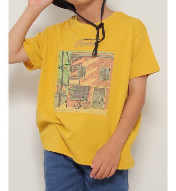 ikka kids「ビンテージグラフィックTシャツ（120~160cm）」|Tシャツ・カットソー|