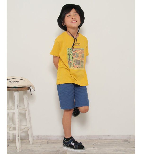 ikka kids「ビンテージグラフィックTシャツ（120~160cm）」|Tシャツ・カットソー|