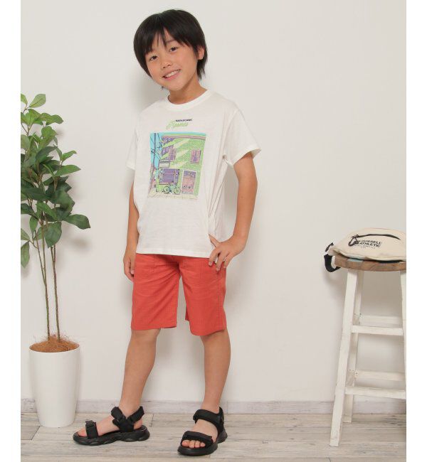 ikka kids「ビンテージグラフィックTシャツ（120~160cm）」|Tシャツ・カットソー|