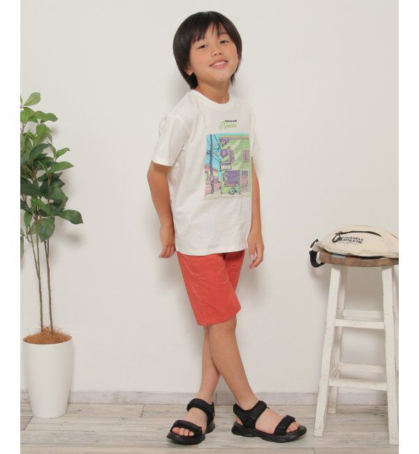 ikka kids「ビンテージグラフィックTシャツ（120~160cm）」|Tシャツ・カットソー|