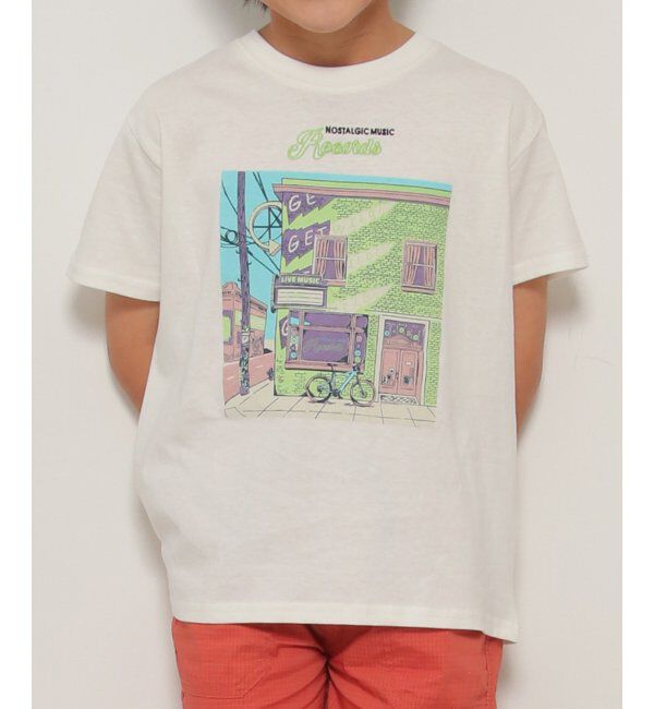 ikka kids「ビンテージグラフィックTシャツ（120~160cm）」|Tシャツ・カットソー|