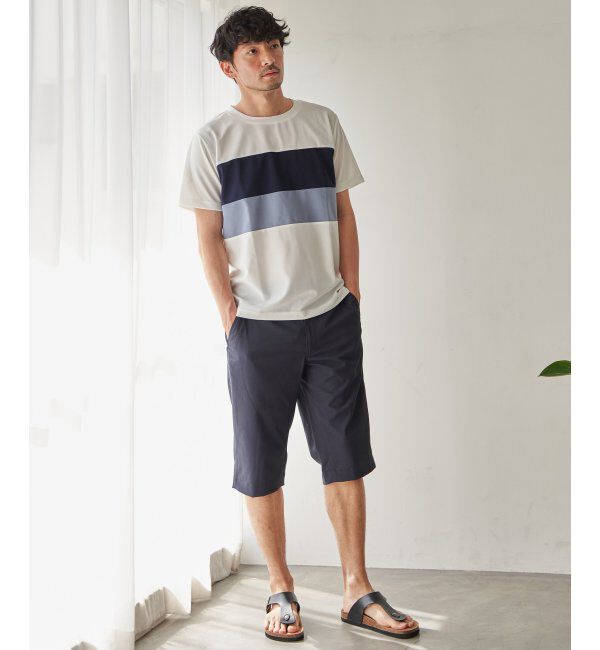 ikka「【接触冷感／吸水速乾】マルチファンクション横切り替えT【親子おそろい】」|Tシャツ・カットソー|