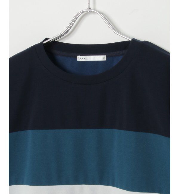 ikka「【接触冷感／吸水速乾】マルチファンクション横切り替えT【親子おそろい】」|Tシャツ・カットソー|