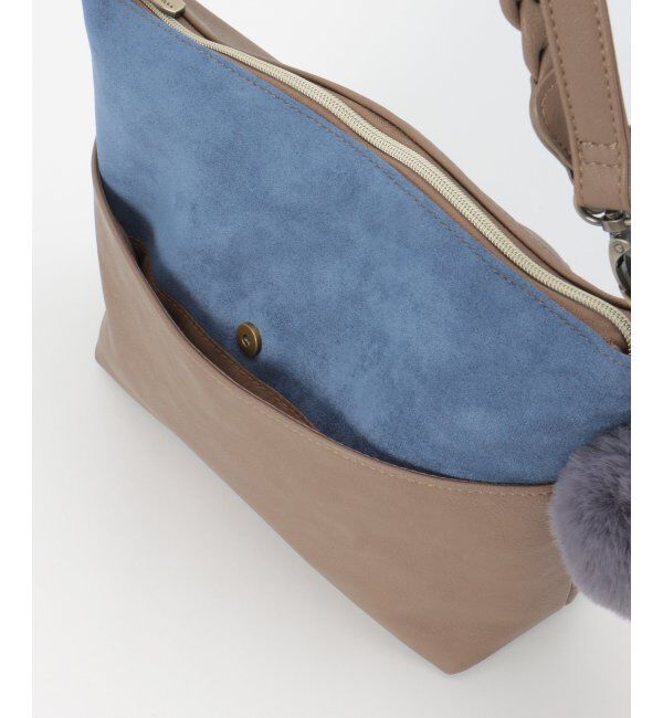 ikka「2WAYバイカラーダブルフェイスショルダーバッグ」|その他|