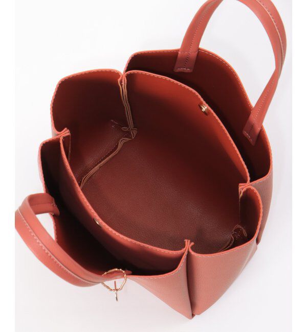 ikka「【雑誌InRed11月号掲載】GOKU楽PU三層ミニトートバッグ【軽量】」|その他|