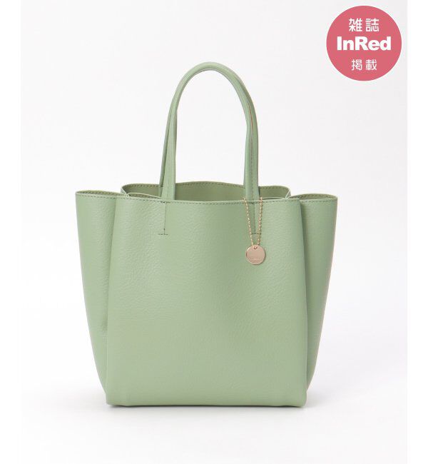 ikka「【雑誌InRed11月号掲載】GOKU楽PU三層ミニトートバッグ【軽量】」|その他|グリーンケイ