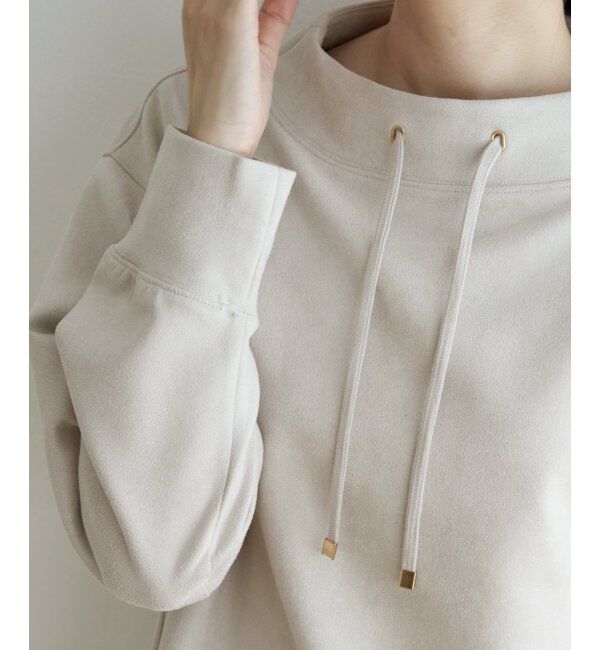 ikka「【親子おそろい】GOKU楽 カットスエードスピンドルプルオーバー」|パーカー|