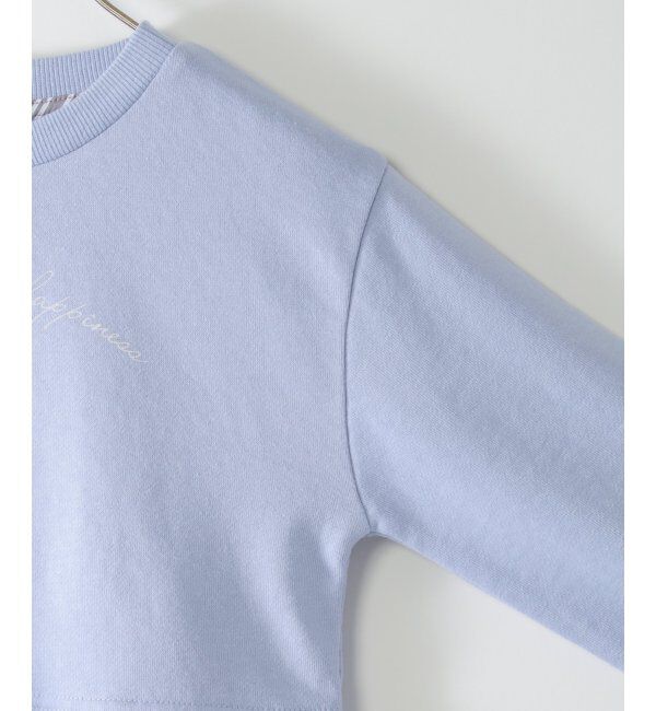 ikka kids「シャツフェイクレイヤード裏毛プルオーバー（120~160cm）」|Tシャツ・カットソー|