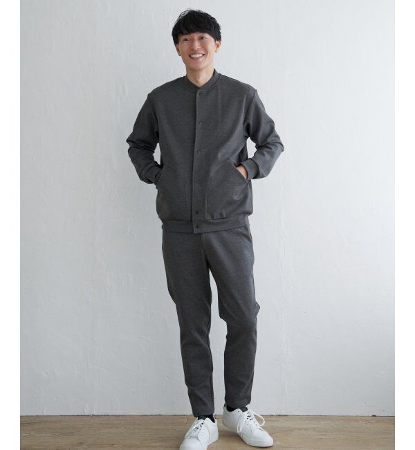 ikka「テックストレッチボタンカーディガン」|カーディガン|