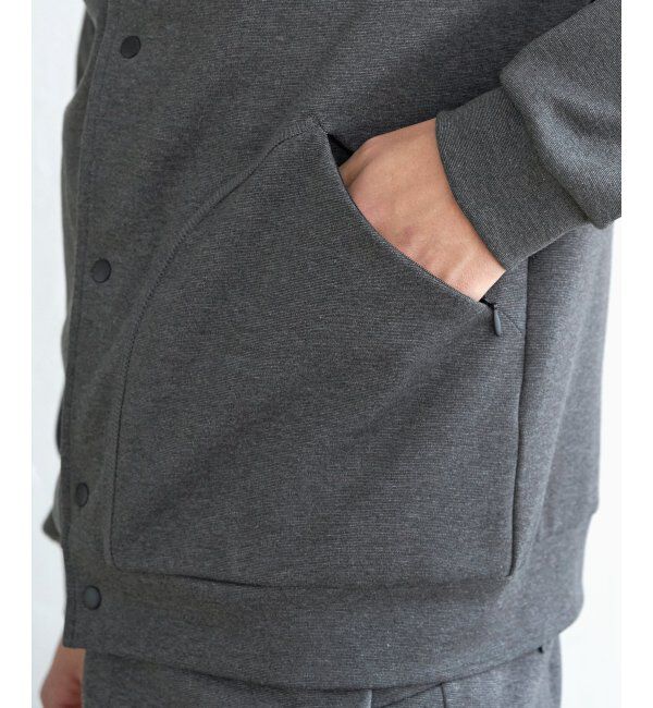 ikka「テックストレッチボタンカーディガン」|カーディガン|