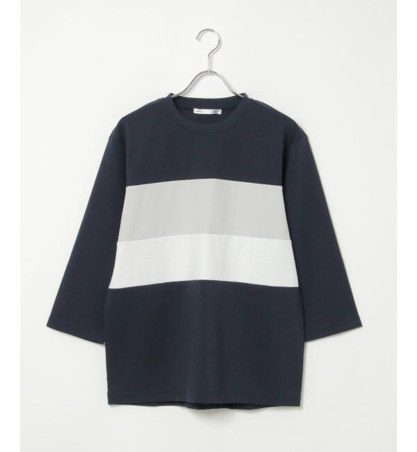 ikka「【接触冷感／抗菌防臭】GOKU楽 セイケツ7分切り替えT」|Tシャツ・カットソー|