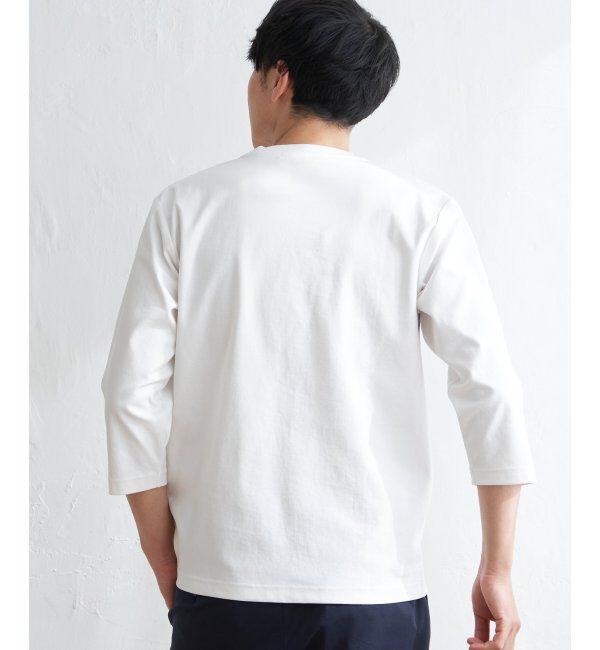 ikka「【接触冷感／抗菌防臭】GOKU楽 セイケツ7分切り替えT」|Tシャツ・カットソー|